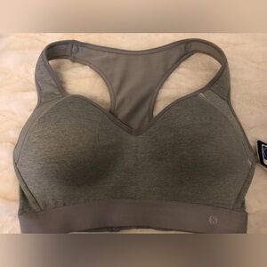 Layer8 Layer 8 Maximum Support Ladies Sports Bra Gray Small S 32b 34a 36aa